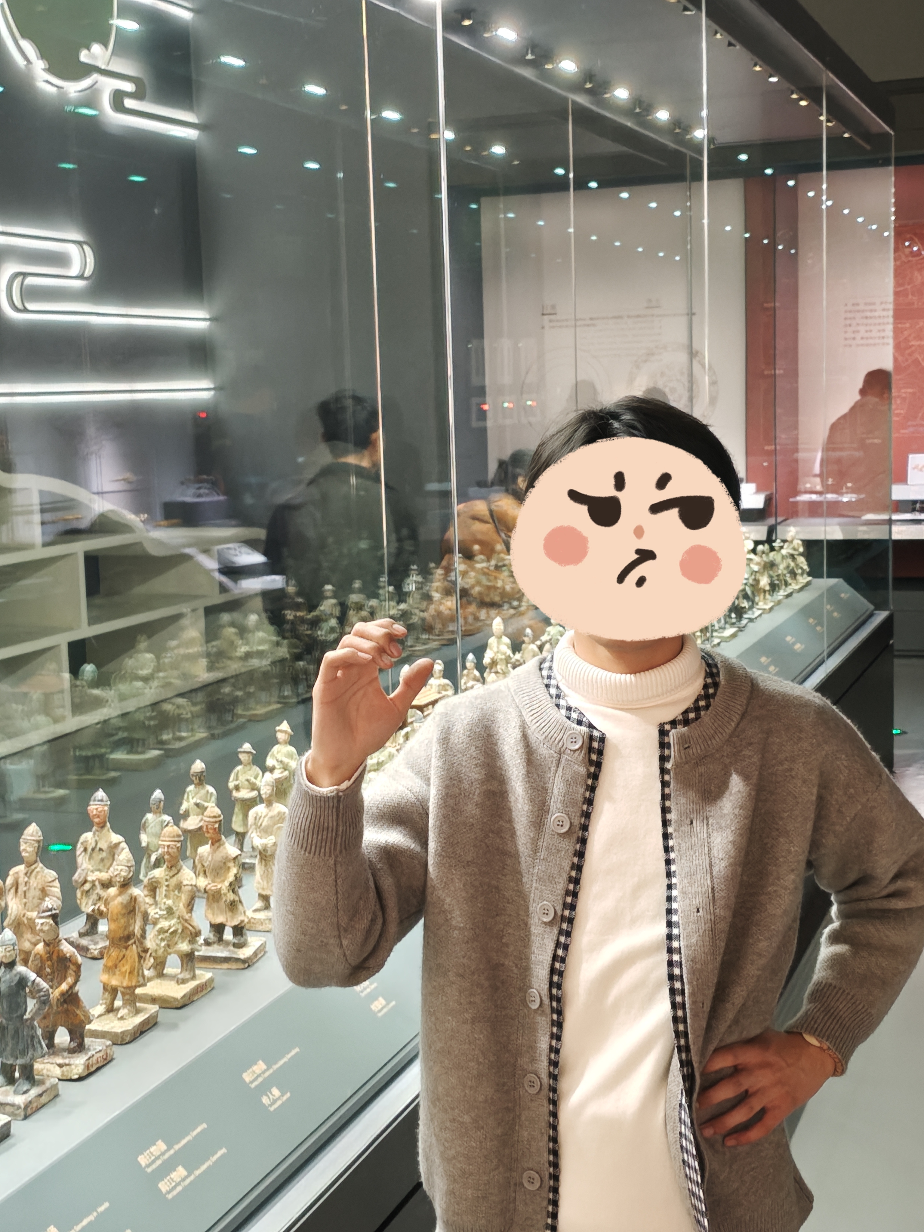 绿豆芽给我拍的丑照